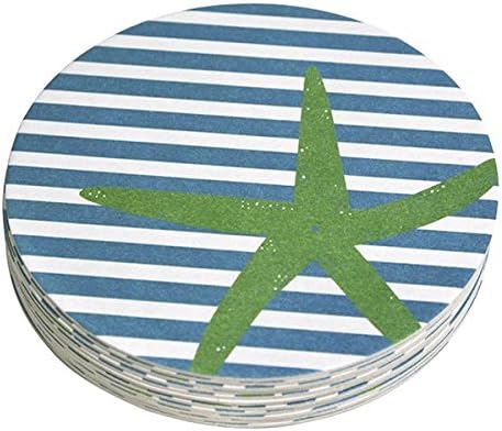 Mariposa Starfish 4" Coaster, pack 12