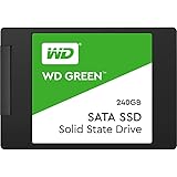 Western Digital 240GB WD Green Internal PC SSD Solid State Drive - SATA III 6 Gb/s, 2.5"/7mm, Up to 550 MB/s - WDS240G2G0A