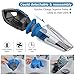 Handheld Vacuum,GOOVI Hand Vacuum Cordless with Rechargeable Quick Charge, Lightweight Hand Vac Portable Hand Held Vacuum Cordless for Home, Kitchen, Car Cleaning（Blue）