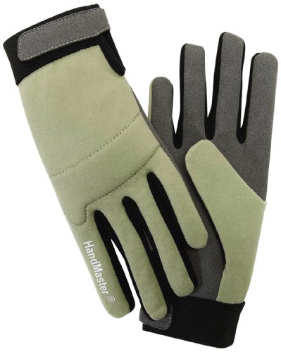 Magid G251VT Simply Pastel Synthetic Leather Heavy Duty Gardening Glove for Women, Medium