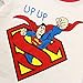 Sidney Boys Summer Superman Shorts Pajamas Sets Cotton White (3t, White)