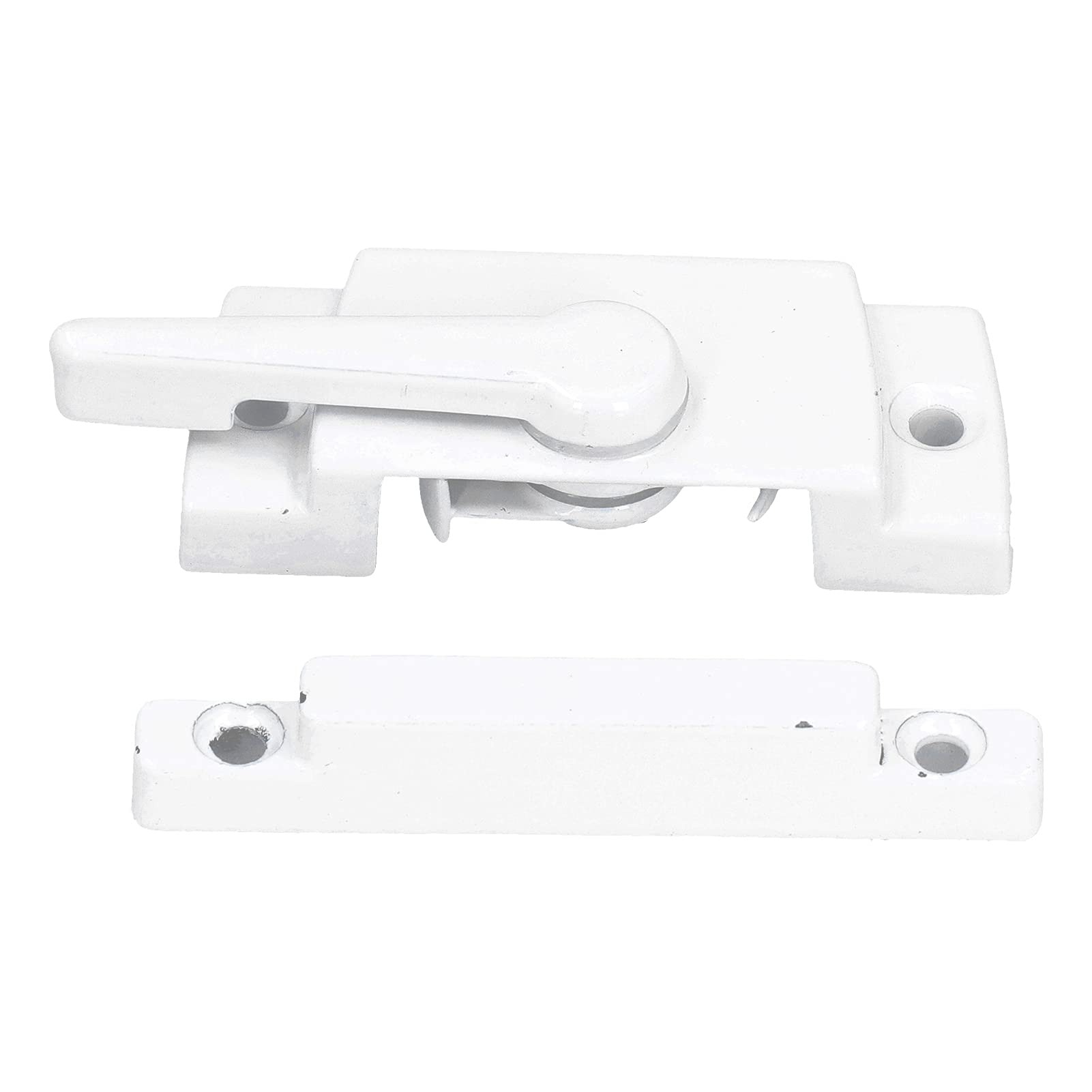 HERCHR Cam Action Window Sash Locks for Double Hung Window, Zinc Alloy White Sliding Window Sach Lock Window Latch Replacement Security Window Locks