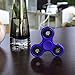 AyoGu Fidget Spinner Tri-Spinner High Speed Spin,Perfect For ADD ADHD Focus Toy Time Killer (Blue & black)
