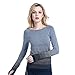 Daxin Women Gym Sports Shirt Yoga Tops Fitness Running Long Sleeve T-Shirt