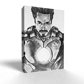 Marvel Avengers Iron Man Painting Wall Poster Decor...