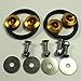 JDMSPEED Gold Universal CNC Billet Bumper Trunk Quick Release Fastener Kit