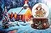 Lightahead Musical Christmas Santa Making his List Polyresin Snow Globe Falling Snowflakes & Music