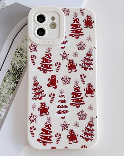 ILFINDYOU Christmas Phone Case for iPhone 12 Case, Gingerbread Man at Amazon