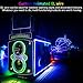 ZITRADES EL Wire Kit 9ft, Portable Neon Lights for Parties, Halloween, Blacklight Run, DIY Decoration (8 Pack, Each of 9ft, Red, Green, Pink, Lemon Green, Blue, White, Yellow, Orange)