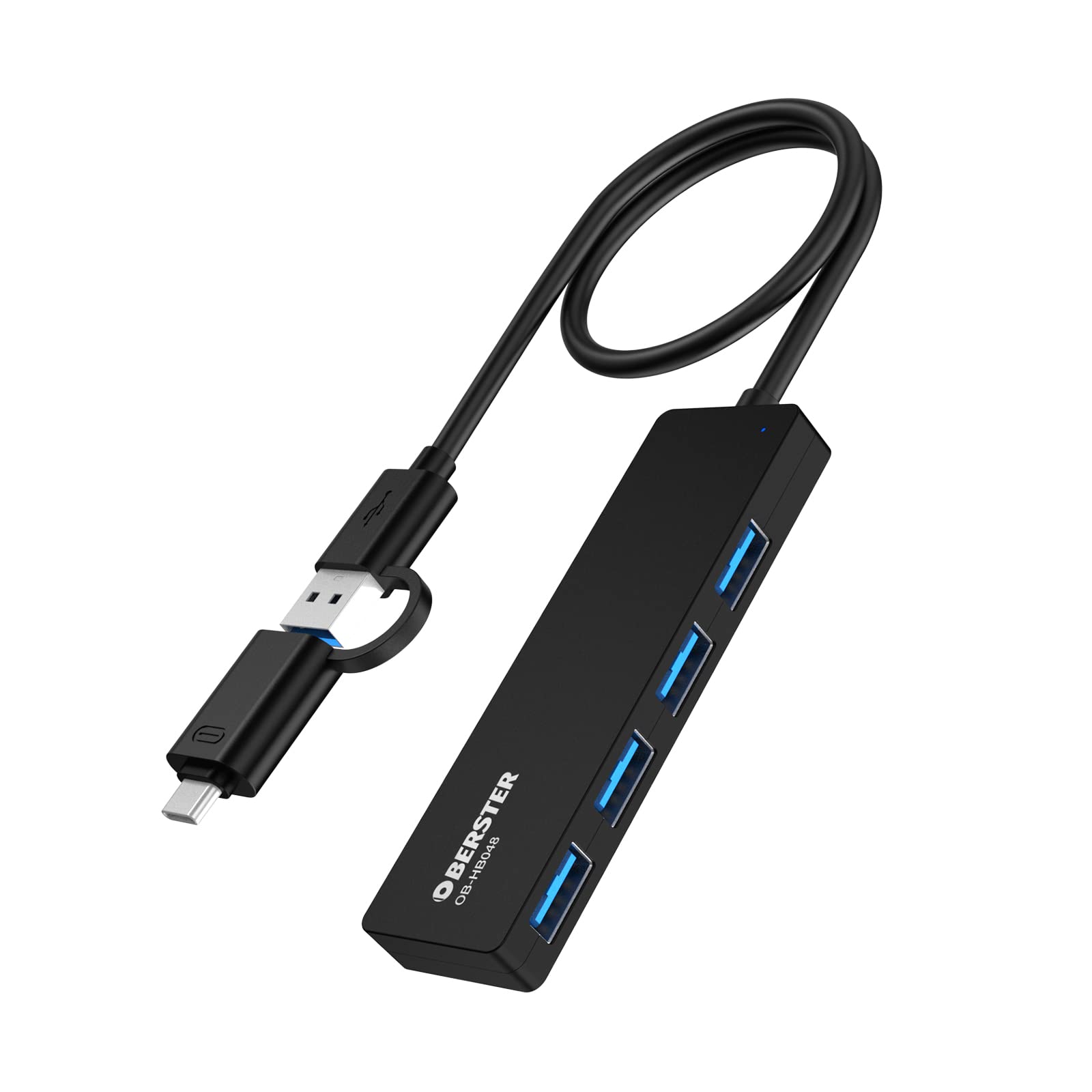 HOPDAY USB C Hub, 6 in 1 USB C Adapter for MacBook Air/Pro, Dual Display 135K HDMI Docking Station