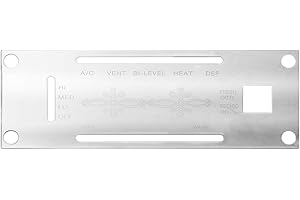 GG Grand General 68253 Stainless Steel A/C Heater Control Plate Cover for KW W Models