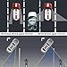 LTJ Slender Blind Spot Mirrors, 360 ABS HD Ultra Low-Profile Glass Fit Stick-on Design Fit for All Universal Vehicles Car SUV Truck RVs Vans(Pack of 2)(Slender)