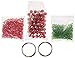 Beadery Holiday Beaded Ornament Kit, 2.25-Inch, Cranberry Wreath, Makes 8 Ornaments