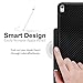 KHOMO iPad Pro 10.5 Inch Case with Pen Holder - DUAL Carbon Fiber Super Slim Cover with Rubberized back and Smart Feature (sleep / wake) For Apple iPad Pro 10.5 Inches Tablet