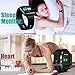 Smart Watch for Android/iOS Phones Compatible iPhone Samsung, Fitness Tracker with Heart Rate Monitor, IP68 Waterproof Smartwatch for Men Women Black