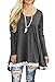 Jouica Women's Lace Long Sleeve Tunic Top Blouse