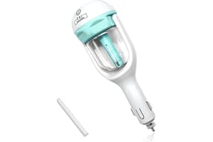 MUQIDA Car Humidifier, Aromatherapy Essential Oil Diffuser Mini Car Purifier with 180° Rotation, Aroma Air Freshener Cool Mis