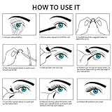 Fake Eyelashes Natural Look, Andrew 3D Premium Quality False Eyelashes/Natural Magnetic/Full Eye,100% Handmade Black Nature Fluffy Long Soft Reusable 4 Pair/8 Pcs