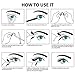 False Eyelashes Natural Look, 3D Premium Quality Fake Eyelashes/Natural Magnetic/Full Eye,100% Handmade Black Nature Fluffy Long Soft Reusable 4 Pair