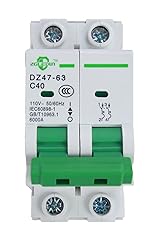 ZGLEDUN AC Miniature Circuit Breaker, 2 Pole 40