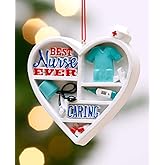 Ganz MX175944 Nurse Ornament, Multi, Resin,Christmas