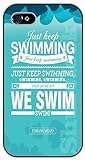iPhone 6 Just keep swimming. We swim - black plastic case / Walt Disney And Life Quotes, nemo, finding