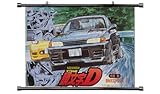 Initial D Anime Fabric Wall Scroll Poster (32 x 20) Inches.[WP]-Init-1 (L)