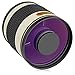 Opteka 500mm f/6.3 (with 2x- 1000mm) Telephoto Mirror Lens for Canon EF-Mount EOS 90D, 80D, 77D, 70D, 60D, 50D, 7D, 6D, 5D, 5DS, 1DS, T8, T8i, T7i, T7s, T7, T6s, T6i, T6, T5, SL3 and SL2 DSLR Cameras
