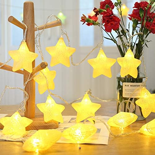 Led Crack Cloud Stars Lights Flashing Lights String Lights Sky Stars Decoration Holiday Room Decoration 300cm Warm White
