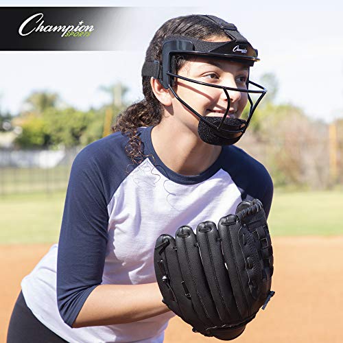 Champion Sports Steel Softball Face Mask Classic Fielders Masks for