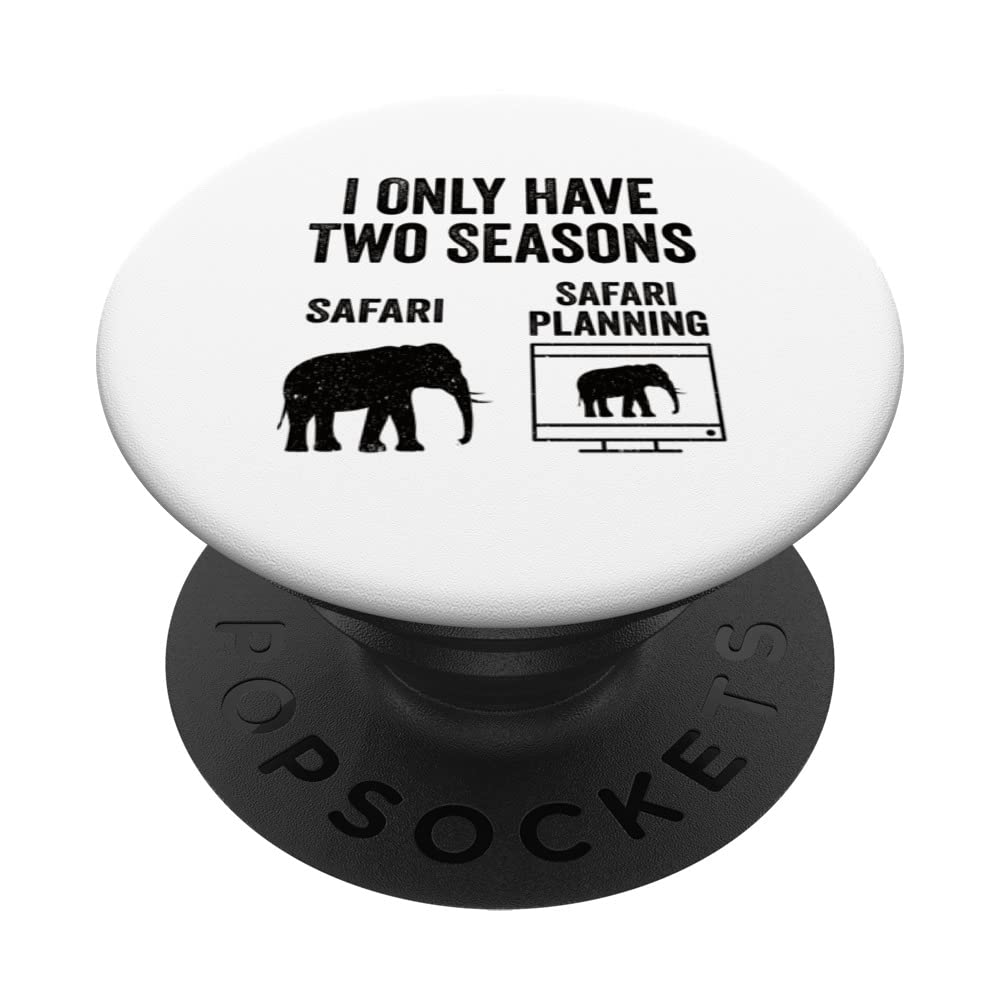 Safari Family Vacation Design For An African Jungle Tour PopSockets Swappable PopGrip