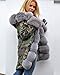 Roiii Winter Women Warm Fleece Hood Parka Overcoat Coat Long Fishtail Jacket Top