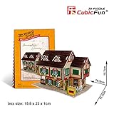 Cubicfun Cubic Fun 3d Puzzle Model 32pcs Germany Flavor Grocery 6.5