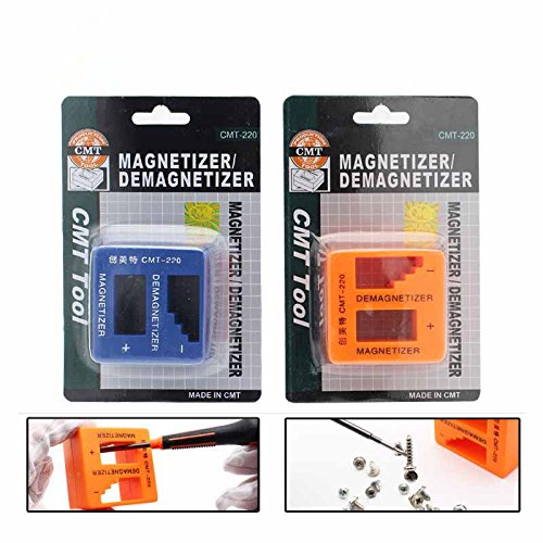 VIPFIX CMT-220 Magnetizer Demagnetizer Tool Precision Screwdirvers Sweepers Electric Metal Degausser Tool for Screwdrivers Big Screws Nuts Nails ( 2 pcs) - Thumbnail 2