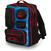 Roto Grip Topliner Competitor Backpack - Black/Red/Blue