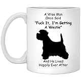 Lovesout Funny Westie Dog Dad Coffee Mug For Men