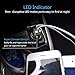 Bekerbro Small USB Car Charger, Zinc-alloy Shell 4.8A 24W Dual Smart Port for iPhone 7 / 6s / Plus, iPad Pro / Air 2 / mini, Galaxy S7 / S6 / Edge / Plus, Note 5 / 4, LG, HTC and More (Space Grey)