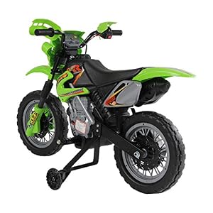 HOMCOM 6V Kids Child Electric Motorbike Ride on Motorcycle Scooter Children Toy Gift for 3-6 Years (Green)