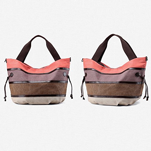 image for Clearance Sale! ZOMUSA Women's Casual Multi-Pocket Canvas Handbags Mes