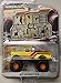1972 Chevrolet K-10 Monster Truck Yellow with Orange, Red and Brown Stripes Kings of Crunch Series 1/64 Diecast Model Car by Greenlight 49010 F