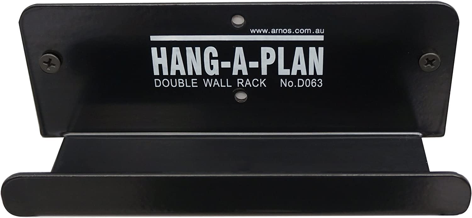 Arnos Hang-A-Plan Front Load Wall Rack for 2 Binders A0 A1 A2 A3 Ref D063