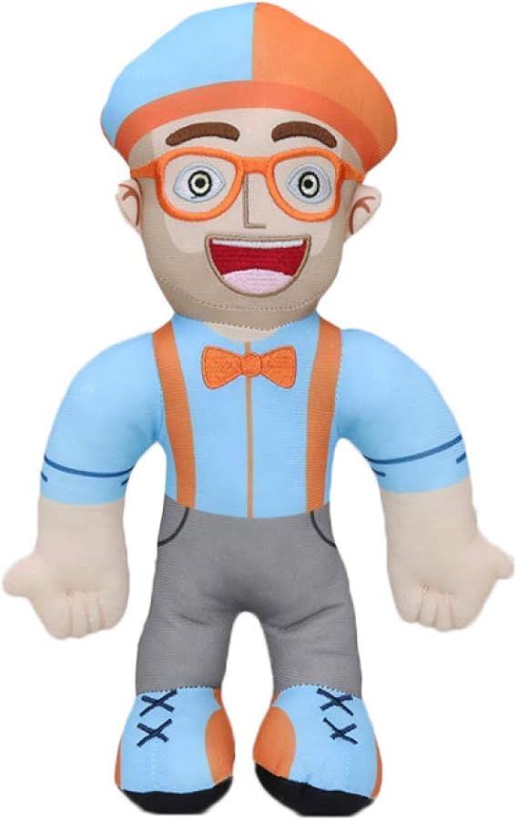 qwerqz Muñeco De Peluche Blippi De 30 Cm, Juguete De Peluche Suave para