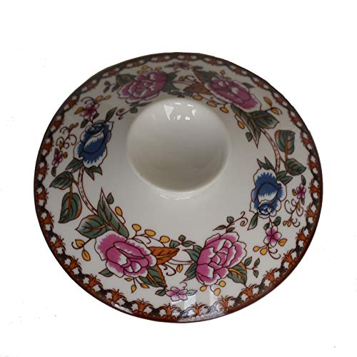 Yxhupot Gaiwan Chinese 6.8oz 10oz Sancai Painted Peony Tureen Tray Cup Bowl Saucer Lid (6.8oz/200ml) - Thumbnail 2