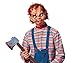 Costume Culture Men's Licensed Chucky Mask, Tan, One Size