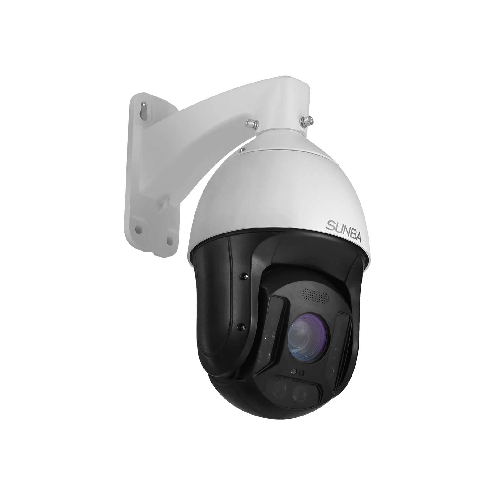 SUNBA PTZ Camera Outdoor IP PoE+, 3MP 25X Optical Zoom, Built-in Mic High Speed Security PTZ Dome, Long Range Infrared Night Vision up to 300m (601-D25X)