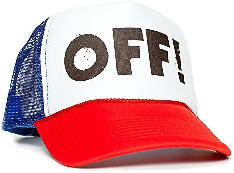 OFF! Unisex-Adult Curved Bill One-Size Truckers Hat (Royal/Red)