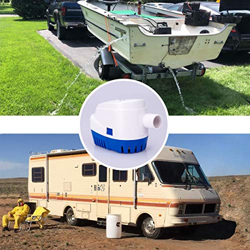 UYGALAXY Boat Bilge Pump with Float Switch 1100GPH 12V 12ft Head