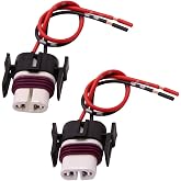 H11 H8 Female Connector Adapter Wiring Harness – Pre-Wired Socket Plug For Fog Lights & Headlights (880/881/890)