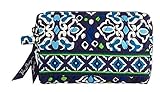 Gorgeous Vera Bradley Small Cosmetic Zip Bag in Ink Blue