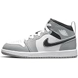 Jordan 1 Mid Light Smoke Grey Big Kids 